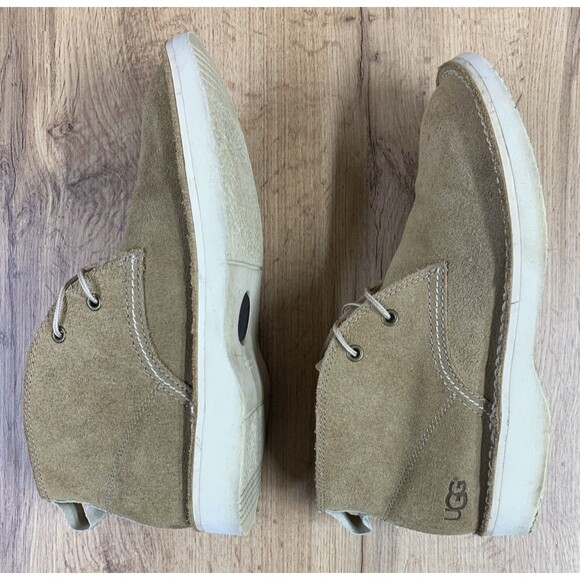UGG Men\'s Camino Chukka Boots 1097011 Chestnut Brown Suede Size 8 Treadlite EUC